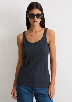 Pointelle-Top slim aus softem Modal-Organic-Cotton-Mix