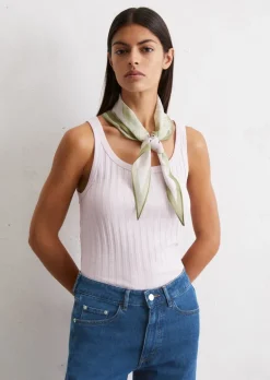 Pointelle-Top slim aus softem Modal-Organic-Cotton-Mix