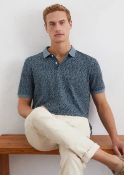 Poloshirt Piqué regular aus Bio-Baumwoll-Piqué