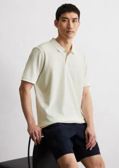 Poloshirt Piqué regular aus Bio-Baumwoll-Mix