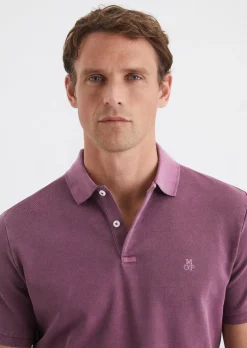 Poloshirt Piqué shaped aus Bio-Baumwoll-Stretch