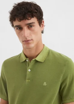 Poloshirt Piqué shaped aus Organic Cotton-Stretch