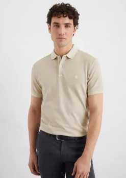 Poloshirt Piqué shaped aus Organic Cotton-Stretch