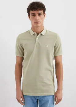 Poloshirt Piqué shaped aus Bio-Baumwoll-Stretch
