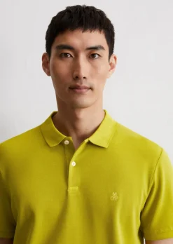 Poloshirt Piqué shaped aus Organic Cotton-Stretch