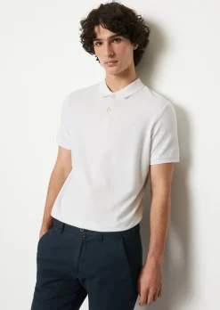Poloshirt Piqué shaped aus Organic Cotton-Stretch