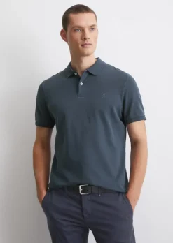 Poloshirt Piqué shaped aus Organic Cotton-Stretch