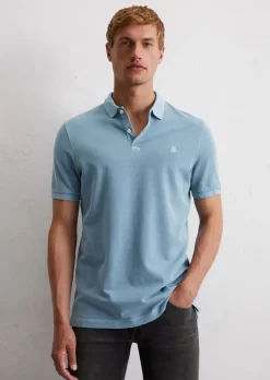 Poloshirt Piqué shaped aus Organic Cotton-Stretch