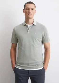 Poloshirt Piqué shaped aus Organic Cotton-Stretch