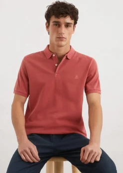 Poloshirt Piqué shaped aus Bio-Baumwoll-Stretch