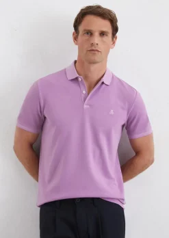 Poloshirt Piqué shaped aus Bio-Baumwoll-Stretch