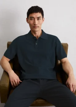 Poloshirt regular mit feiner Piqué-Struktur