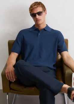 Poloshirt regular mit feiner Piqué-Struktur