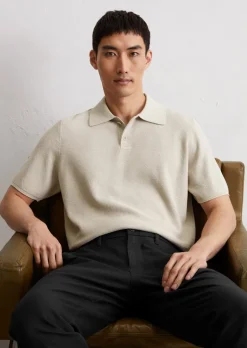 Poloshirt regular mit feiner Piqué-Struktur