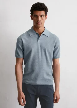 Poloshirt regular mit feiner Piqué-Struktur