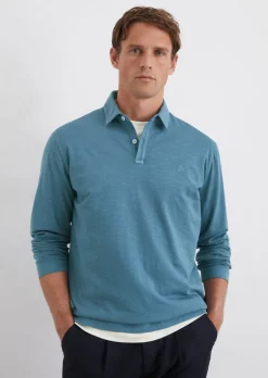 Poloshirt Slub-Jersey regular in softem Slub-Jersey