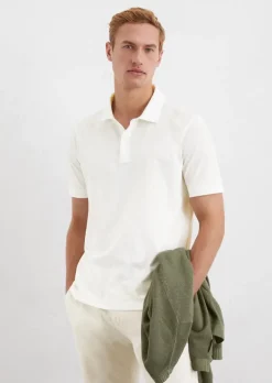 Poloshirt Slub-Jersey regular aus weicher Bio-Baumwolle