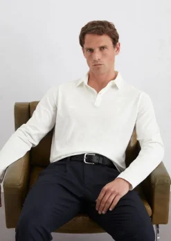 Poloshirt Slub-Jersey regular in softem Slub-Jersey