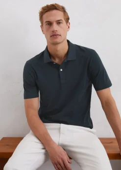 Poloshirt Slub-Jersey regular aus weicher Bio-Baumwolle