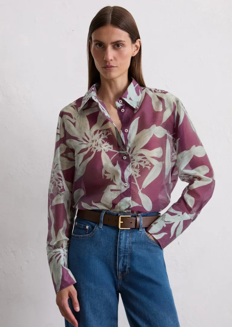 Print-Bluse regular mit TENCEL™ Lyocell