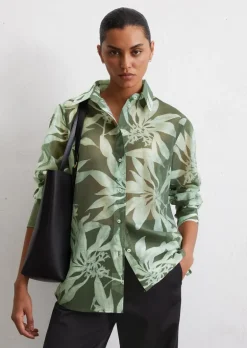 Print-Bluse regular mit TENCEL™ Lyocell