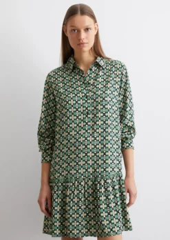 Print-Kleid loose aus LENZING™ ECOVERO™