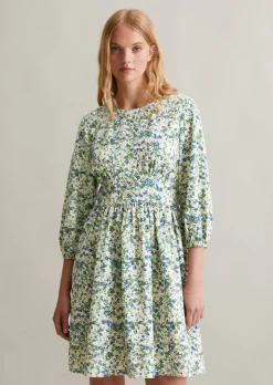 Print-Kleid regular aus LENZING™ ECOVERO™-Mix