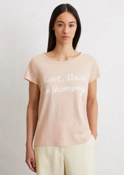 Print-T-Shirt regular aus leichtem Single Jersey