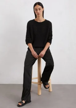 Pullover oversized aus Effektgarn