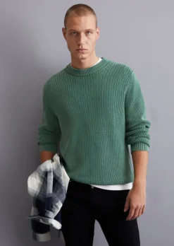 Pullover regular aus reiner Bio-Baumwolle