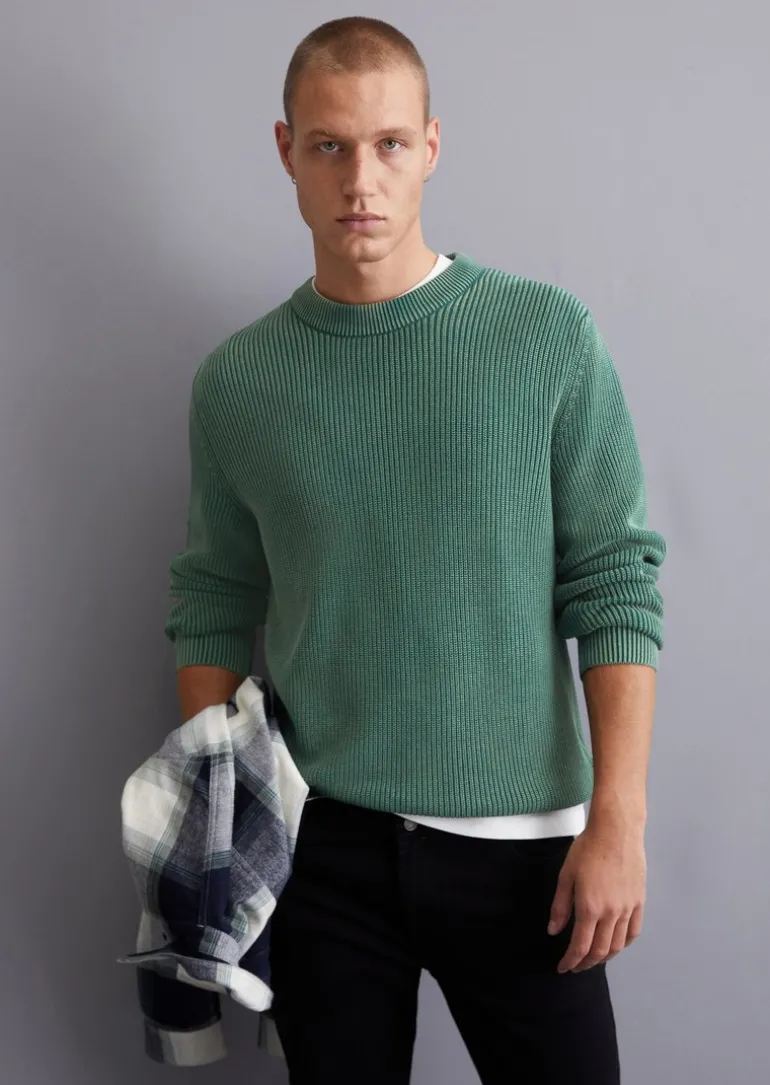 Pullover regular aus reiner Bio-Baumwolle