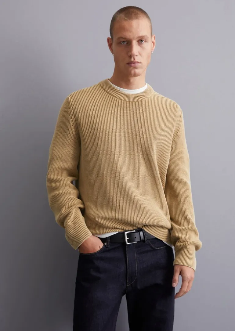 Pullover regular aus reiner Bio-Baumwolle