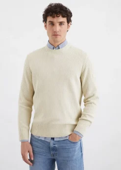 Pullover regular mit markanter Rippstruktur
