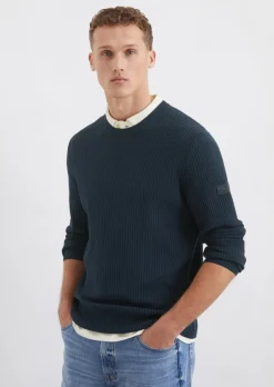 Pullover regular mit markanter Rippstruktur