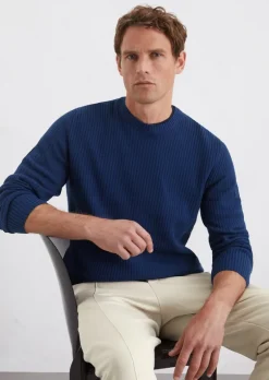 Pullover regular mit markanter Rippstruktur