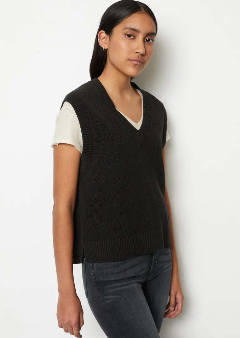 Pullunder regular aus reiner Bio-Baumwolle