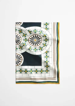 Quadratisches XL-Tuch aus Viskose-Modal-Mix