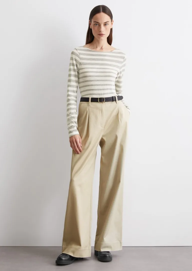 Ringel-Longsleeve regular aus Slubjersey