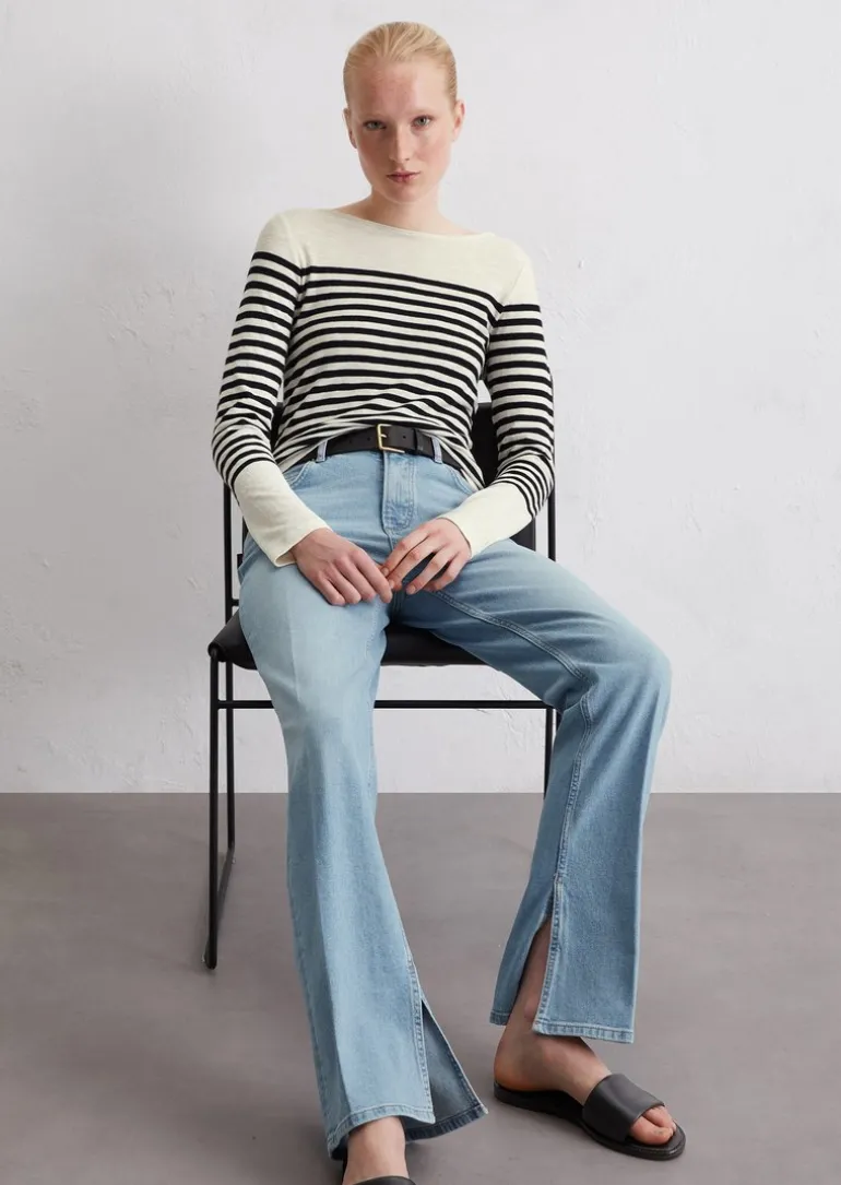 Ringel-Longsleeve regular aus Slubjersey