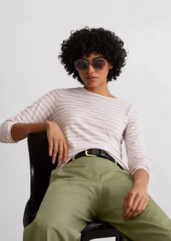 Ringel-Longsleeve regular aus Slubjersey