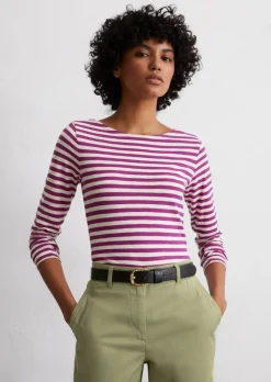 Ringel-Longsleeve regular aus Slubjersey