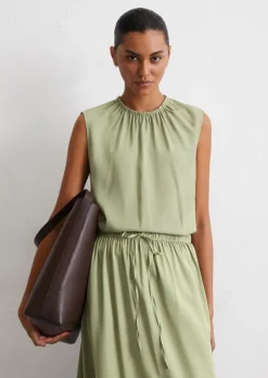 Ärmellose Bluse regular aus LENZING™ ECOVERO™