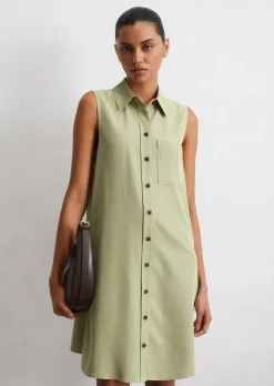 Ärmellose Kleid regular aus TENCEL™ Lyocell