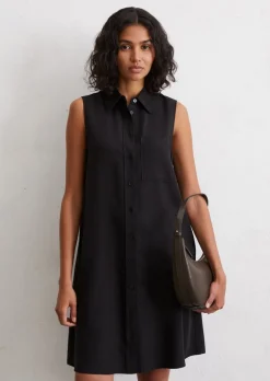 Ärmellose Kleid regular aus TENCEL™ Lyocell