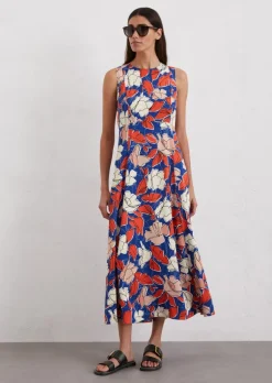 Ärmelloses Kleid fitted aus LENZING™ ECOVERO™