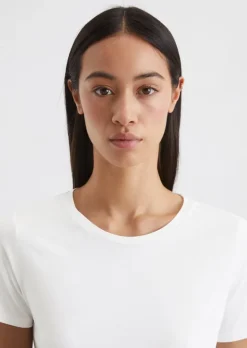 Rundhals-T-Shirt regular aus Organic Cotton SIngle Jersey