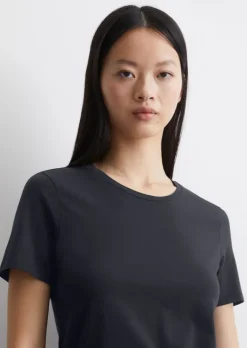 Rundhals-T-Shirt regular aus Organic Cotton SIngle Jersey