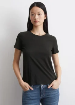 Rundhals-T-Shirt regular aus Organic Cotton SIngle Jersey