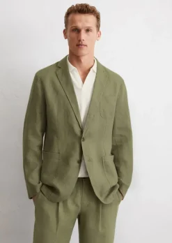 Sakko shaped aus reinem Leinen