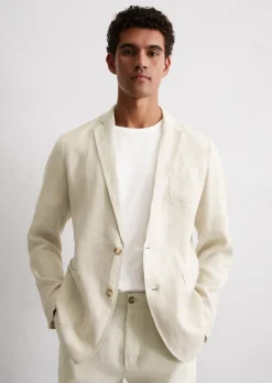 Sakko shaped aus reinem Leinen